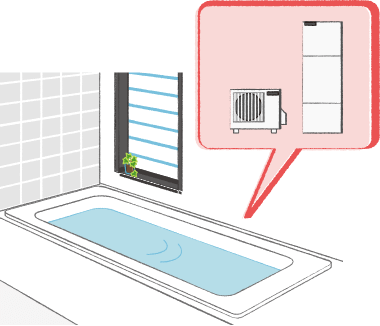 エコキュートなどを導入し、オール電化にして家の電気使用量を増やす